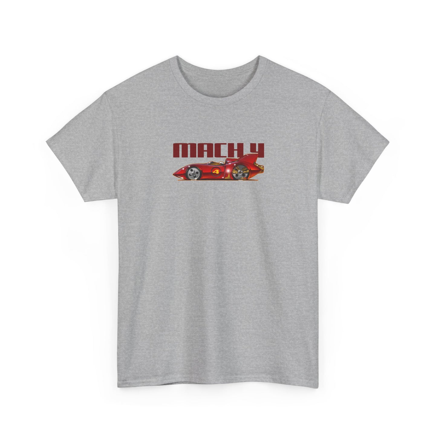 SPEED RACER MACH 4 Fireball Art Cotton Tee Shirt - Colors