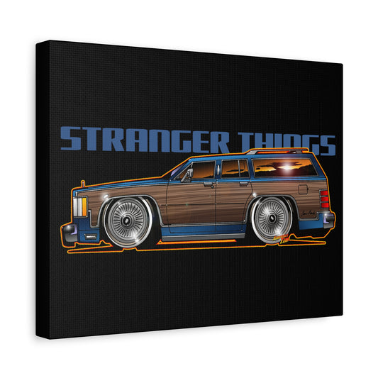 STRANGER THINGS Mercury Colony Park Wagon Collectible Canvas Art Wall Print - Multiple Sizes
