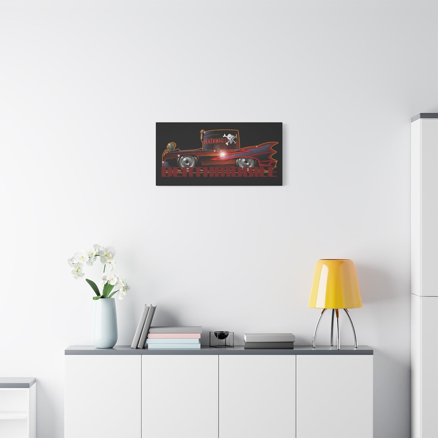 ANIMAL HOUSE DEATHMOBILE Fireball Art Canvas Wall Print