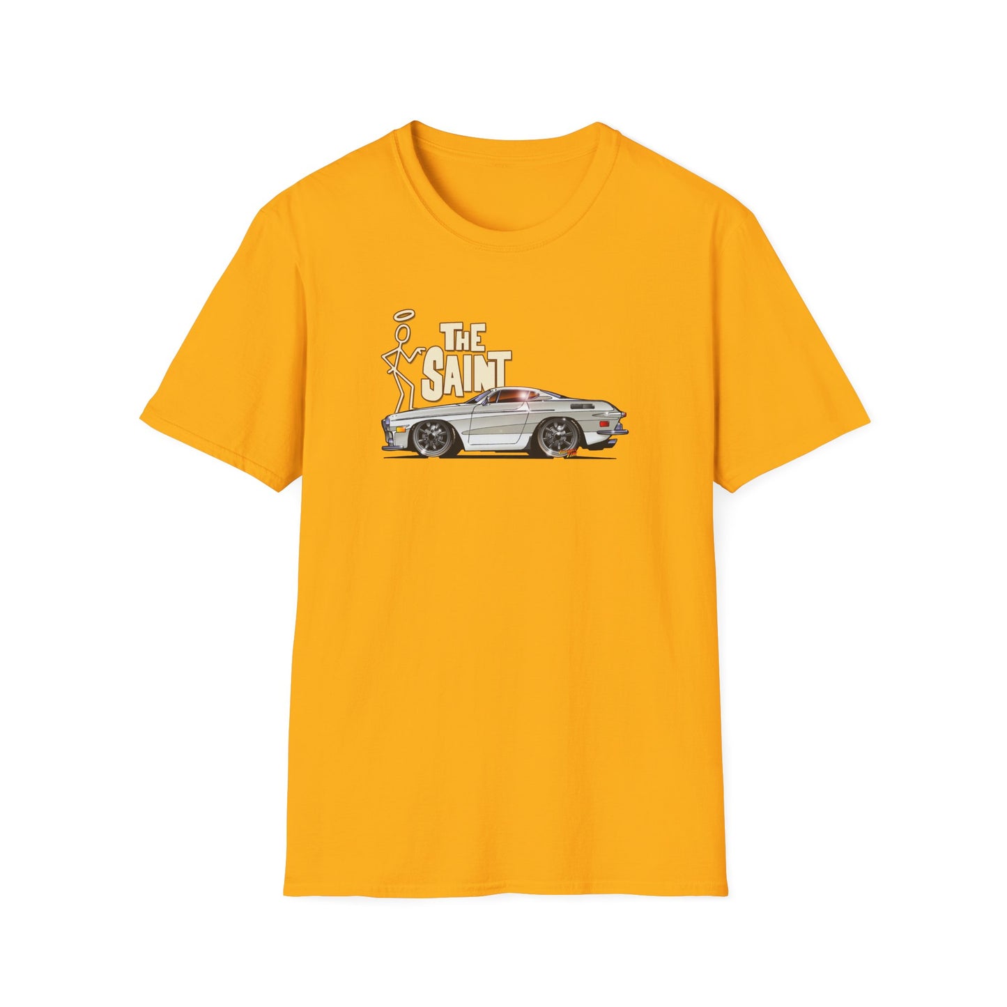 THE SAINT 1967 VOLVO 1800 S ST1 Concept Art Unisex Softstyle T-Shirt 13 Colors