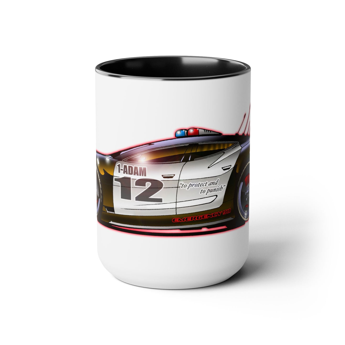 ADAM 12 FISKER KARMA Police Car Concept Art Coffee Mug 15oz