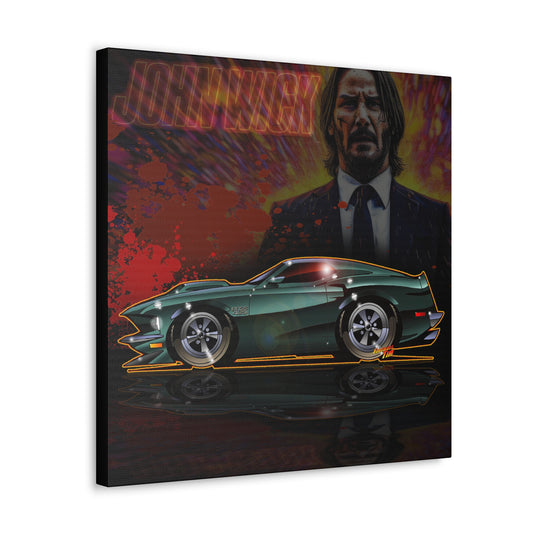 Keanu Reeves John Wick 1969 FORD MUSTANG BOSS 429 Concept Art MASTERPRINT 2 Sizes