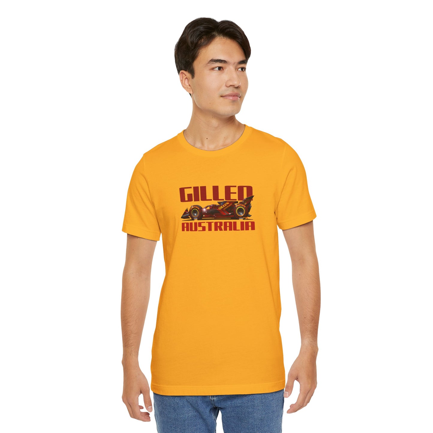 GILLEN AUSTRALIA F1 2047 Race Car Art Short Sleeve Tee - 6 Colors