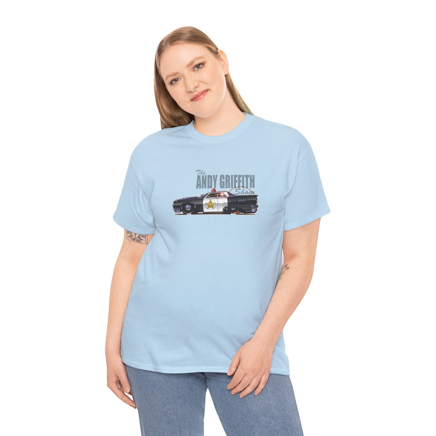 ANDY GRIFFITH SHOW 1963 Ford Galaxie Police Car Tee Shirt 12 Colors