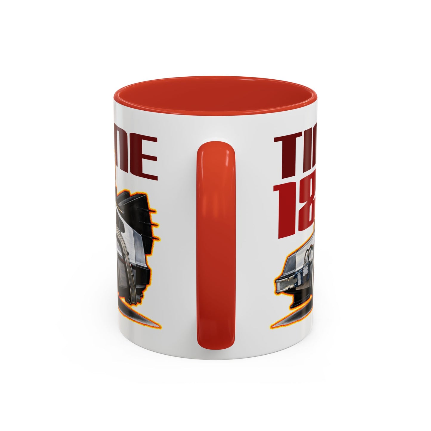 BACK to the FUTURE 3 1885 Delorean Time Machine Collectible Fireball Art Coffee Mug - 2 Sizes