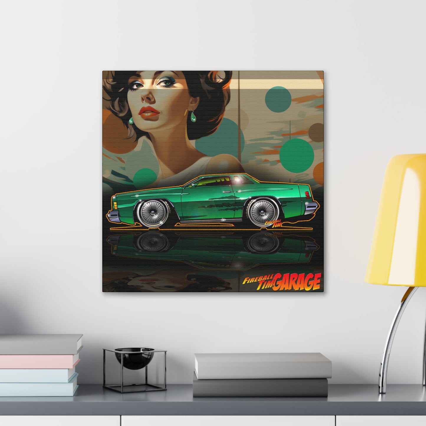 CHRYSLER CORDOBA 1977 Classic Car Concept Art Canvas MASTERPRINT 3 Sizes