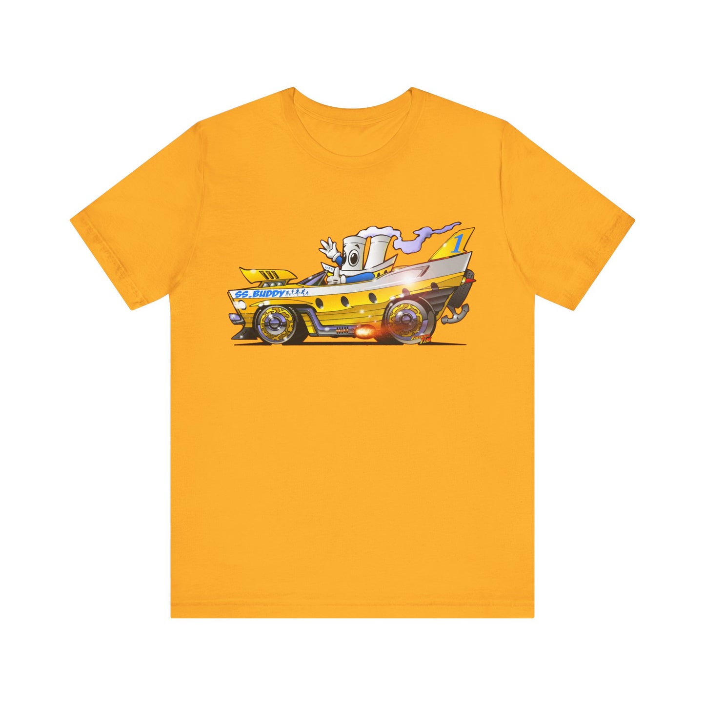BUDDY CRUISE BUDDYMOBILE Custom Car Art Short Sleeve Tee in 17 Colors
