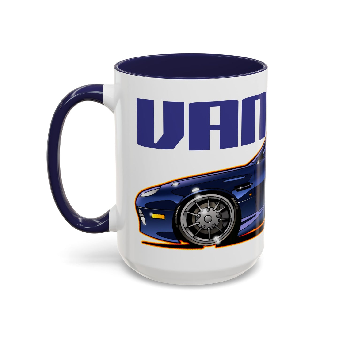 ASTON MARTIN VANTAGE 2001 Fireball Art Collectible Coffee Mug - 2 Sizes