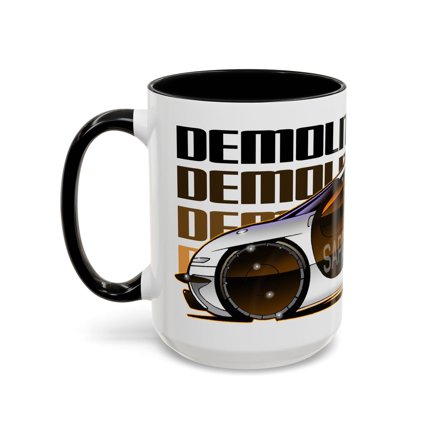 DEMOLITION MAN 2032 Police Cruiser Collectible Art Coffee Mug - 2 Sizes