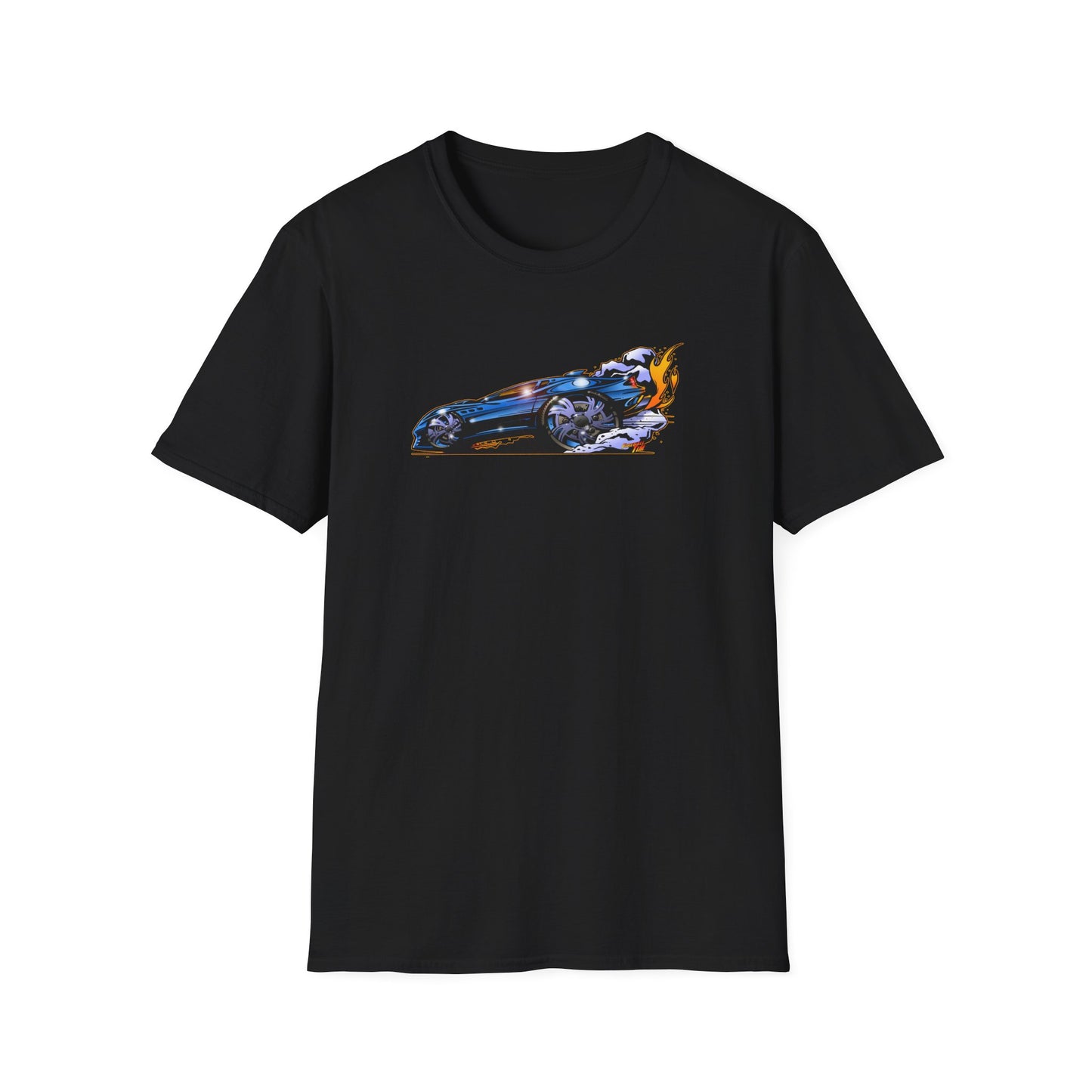 MASERATI FLAME Fireball Art Softstyle T-Shirt Multiple Colors