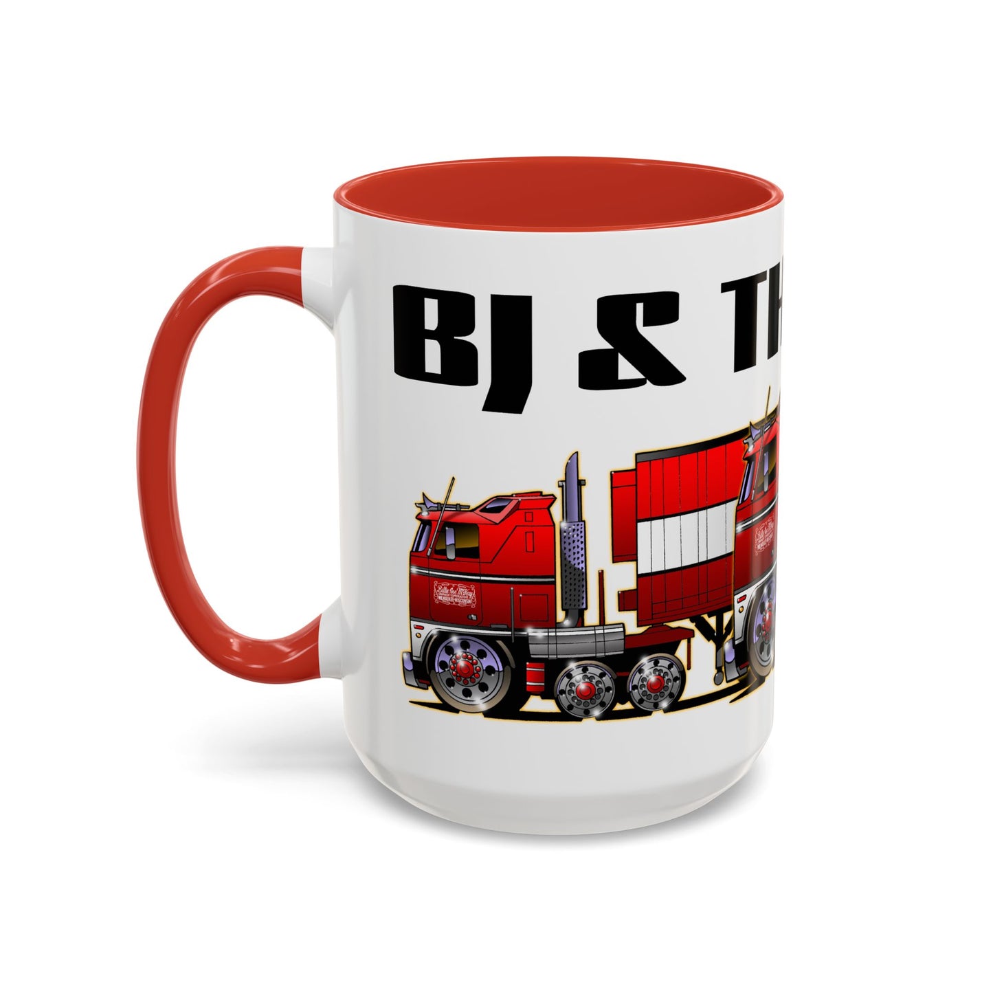 BJ AND THE BEAR TV Show Semi Truck Collectible Coffee Mug - 2 Sizes