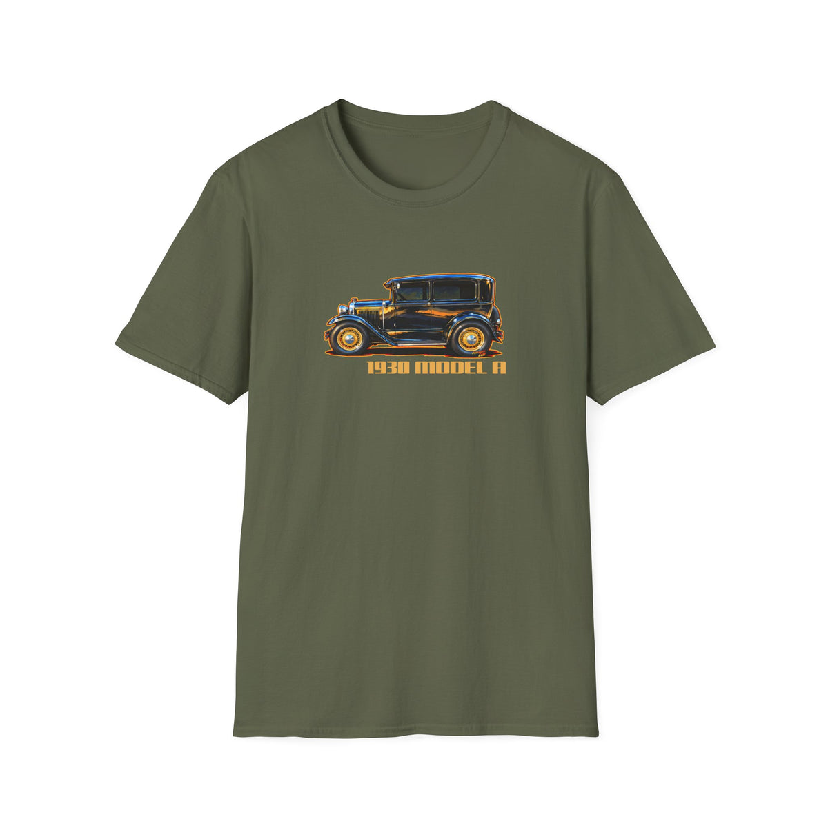 FORD MODEL A 1930 Vintage Collectible Fireball Art TeeShirt