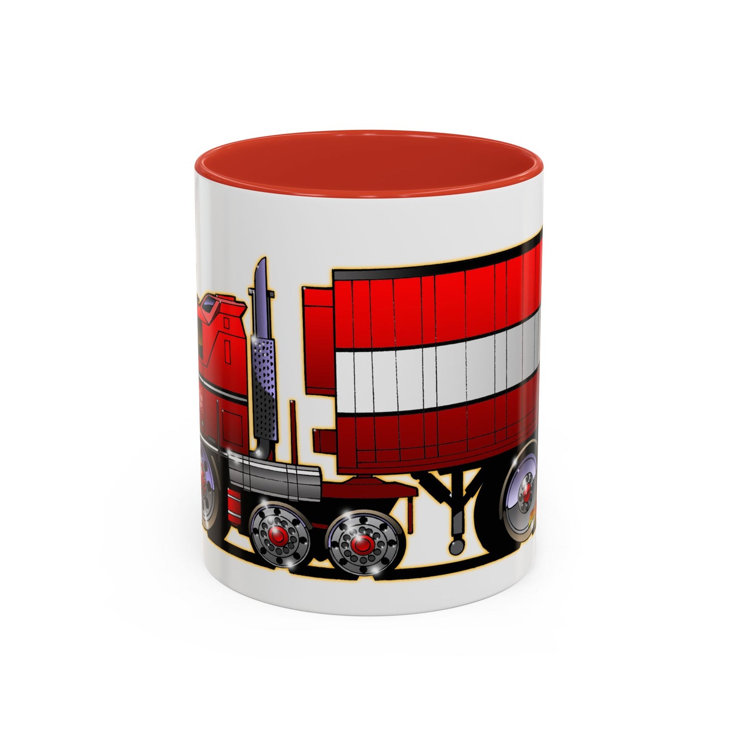 BJ AND THE BEAR TV Show Semi Truck Concept Art Coffee Mug 2 Sizes 2 Colors