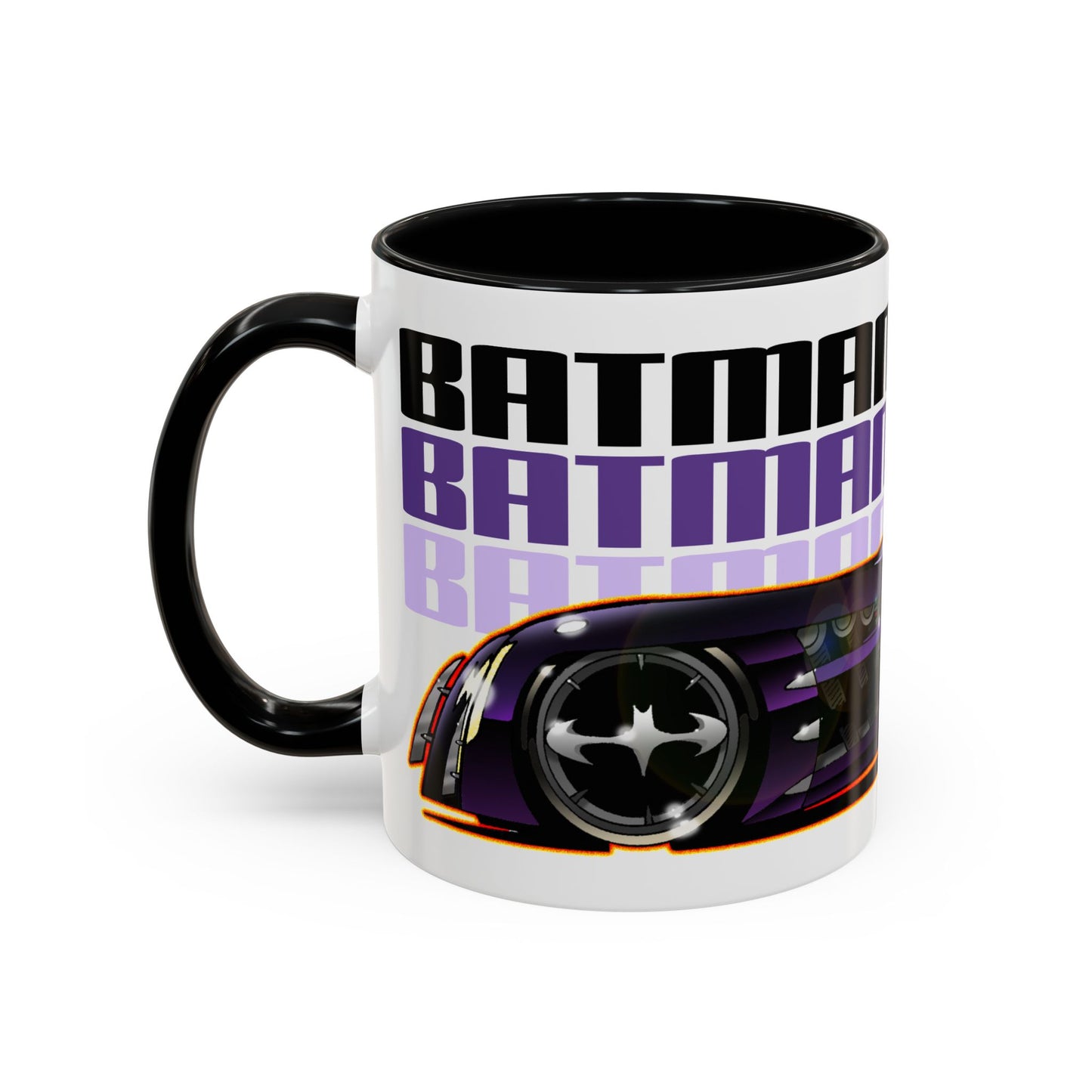 BATMAN & ROBIN 1997 BATMOBILE Movie Car Fireball Art Collectible Coffee Mug - 2 Sizes