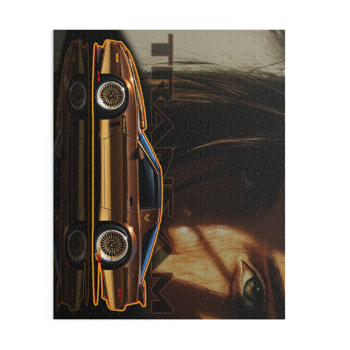 PONTIAC TRANS AM 1984 Collectible Fireball Art Jigsaw Puzzle — (120/252/500‑Piece)