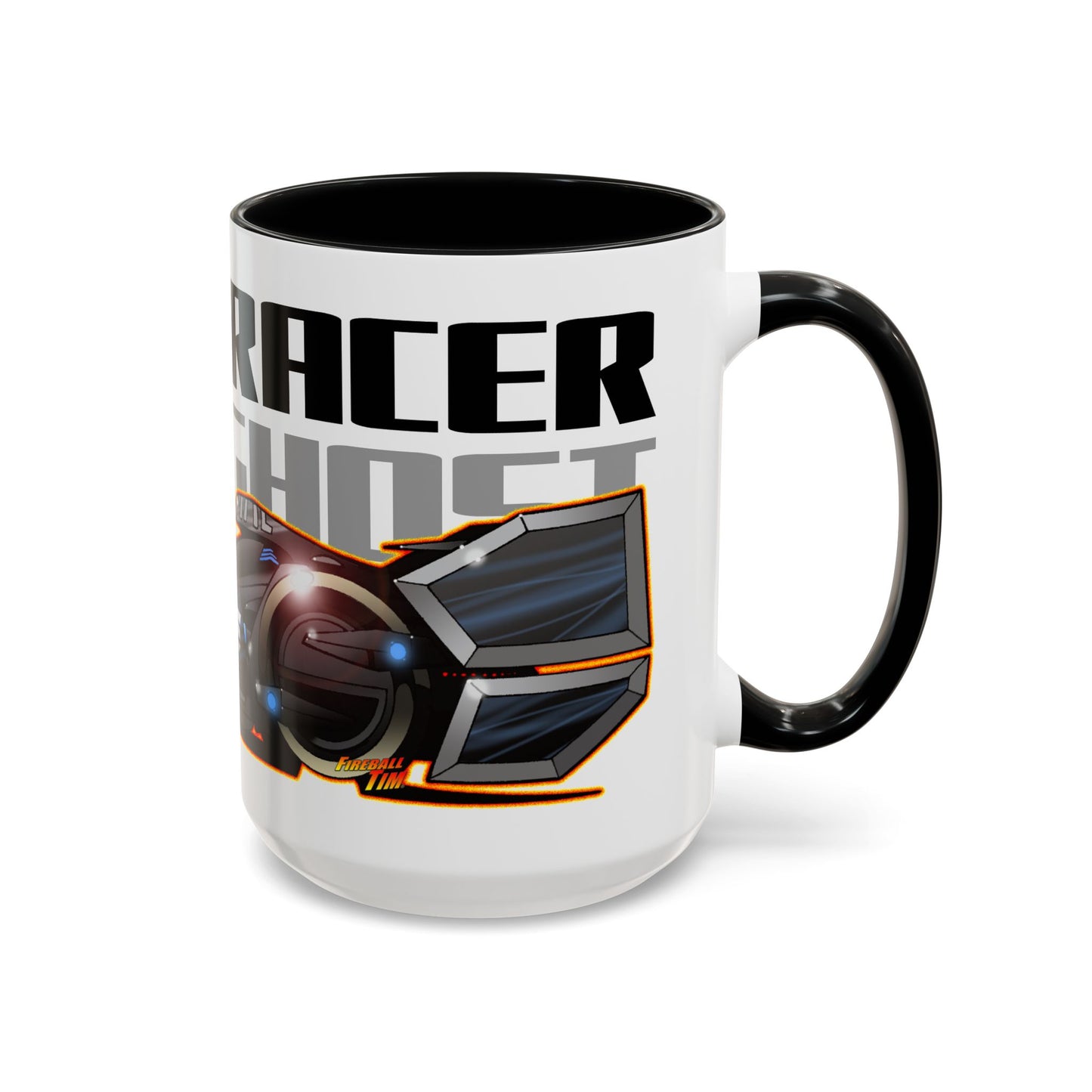 SPEED RACER GRAY GHOST Race Car Fireball Art Collectible Coffee Mug