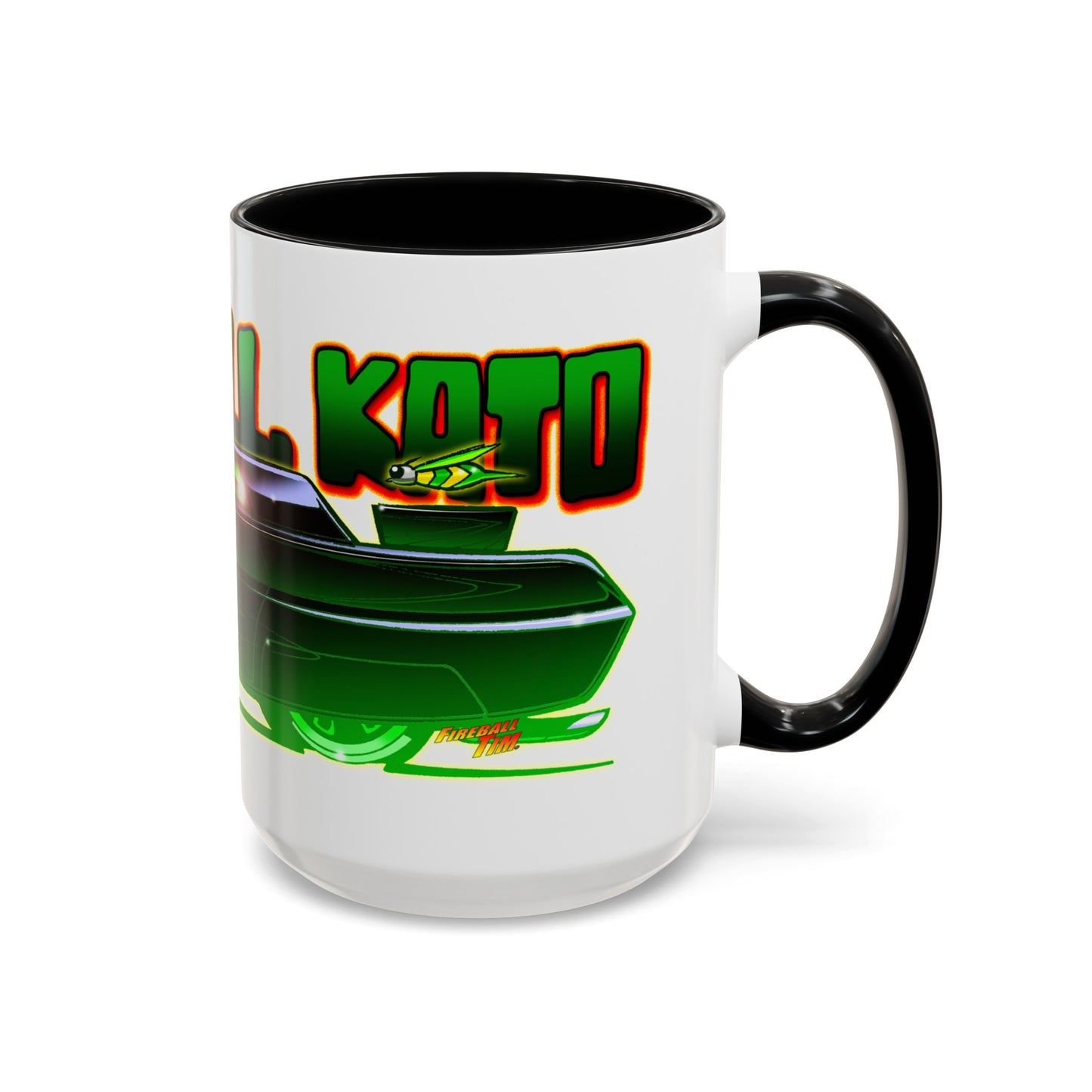 GREEN HORNET BLACK BEAUTY Let's Roll Kato Coffee Mug 11 and 15oz