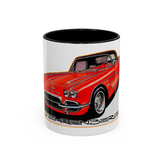 MARK STEHRENBERGER 1958 Corvette Signature Art Collection Coffee Mug - 2 Sizes