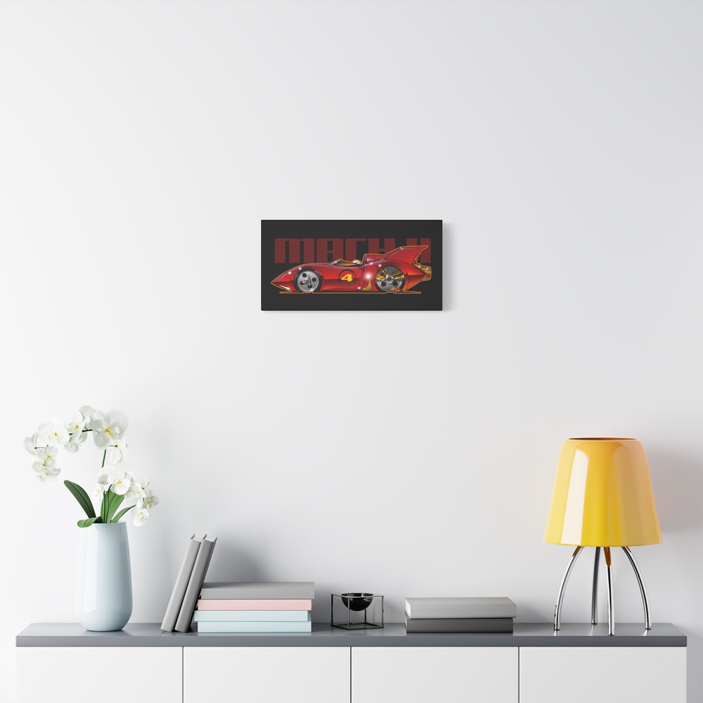 SPEED RACER MACH 4 Fireball Art Canvas Wall Print
