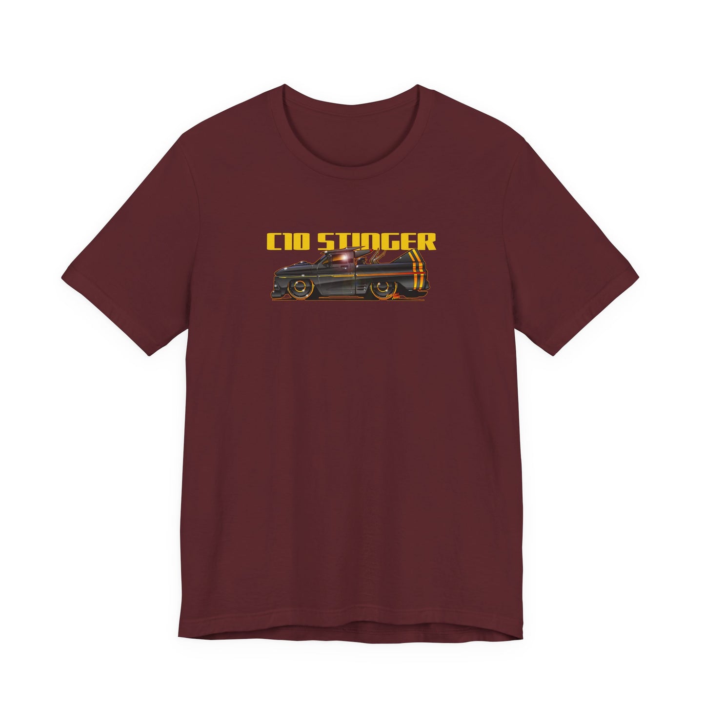 CHEVROLET C10 1960 Stinger Pickup Truck Custom Short Sleeve Tee 8 Colors