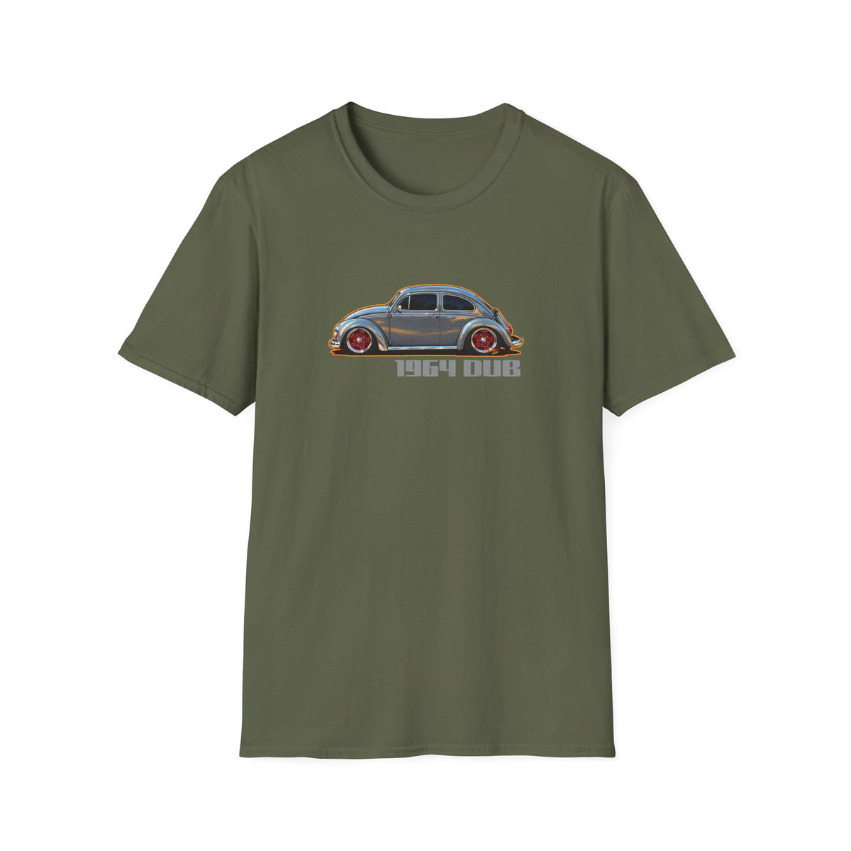 KUSTOM 1964 VW BUG Collectible Fireball Art TeeShirt