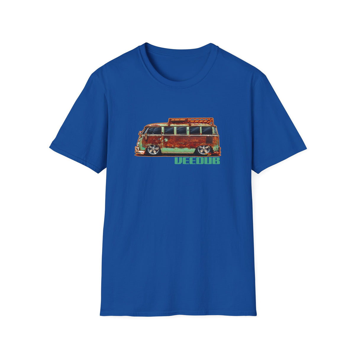KUSTOM VW VOLKSWAGEN BUS Collectible Fireball Art TeeShirt