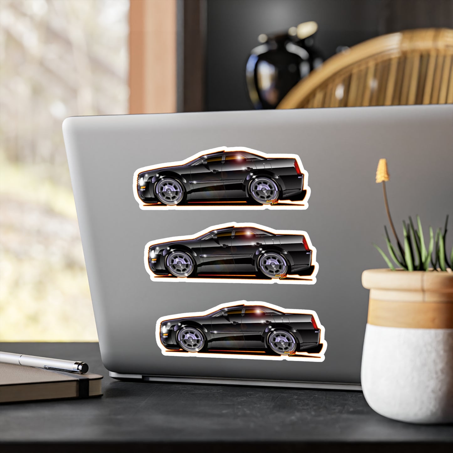 CHRYSLER 300 Fireball Art Collectible Decal Stickers - 4 Sizes