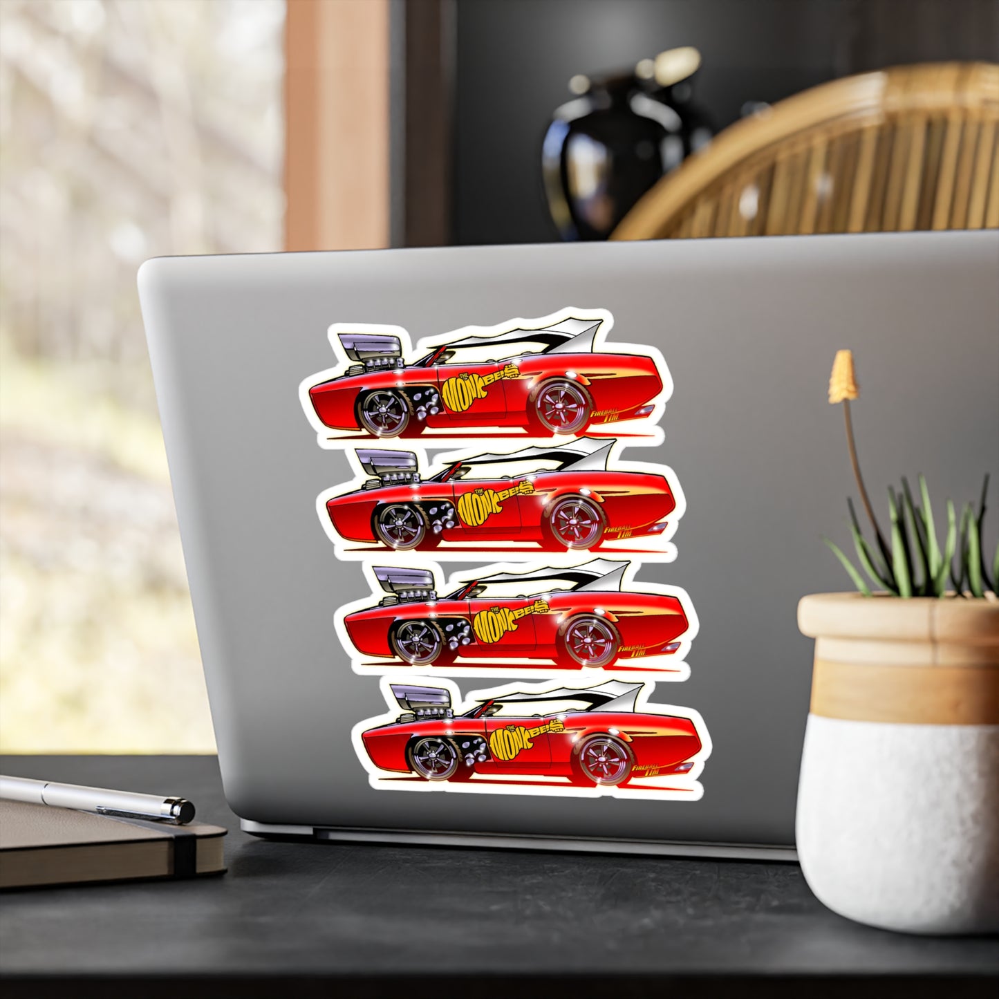 MONKEEMOBILE TV Car Decal Stickers