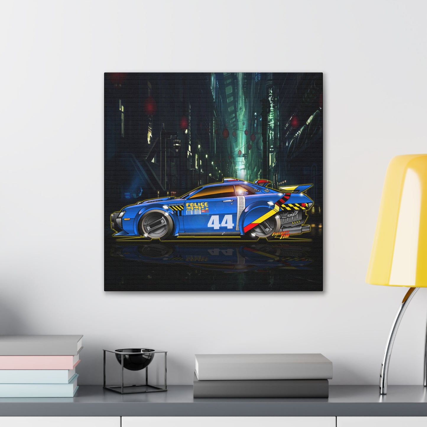 Canvas Stretched Print - BLADE RUNNER Toyota Police Movie Car