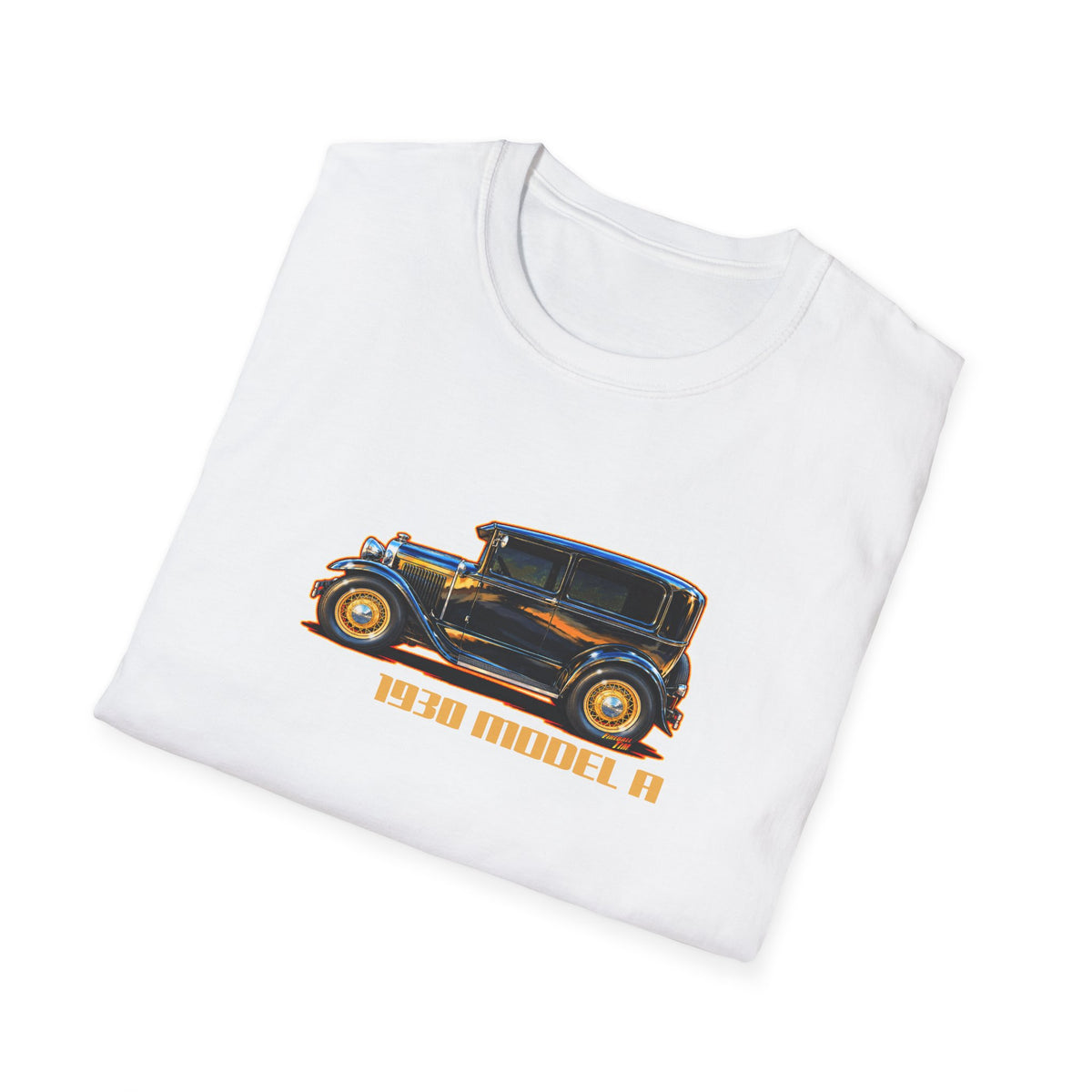 FORD MODEL A 1930 Vintage Collectible Fireball Art TeeShirt