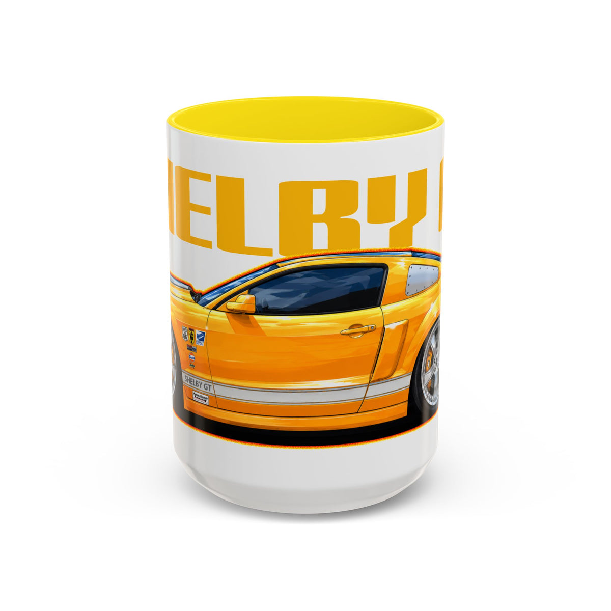 FORD MUSTANG SHELBY GT-C 2008 Collectible Fireball Art Coffee Mug - 2 Sizes