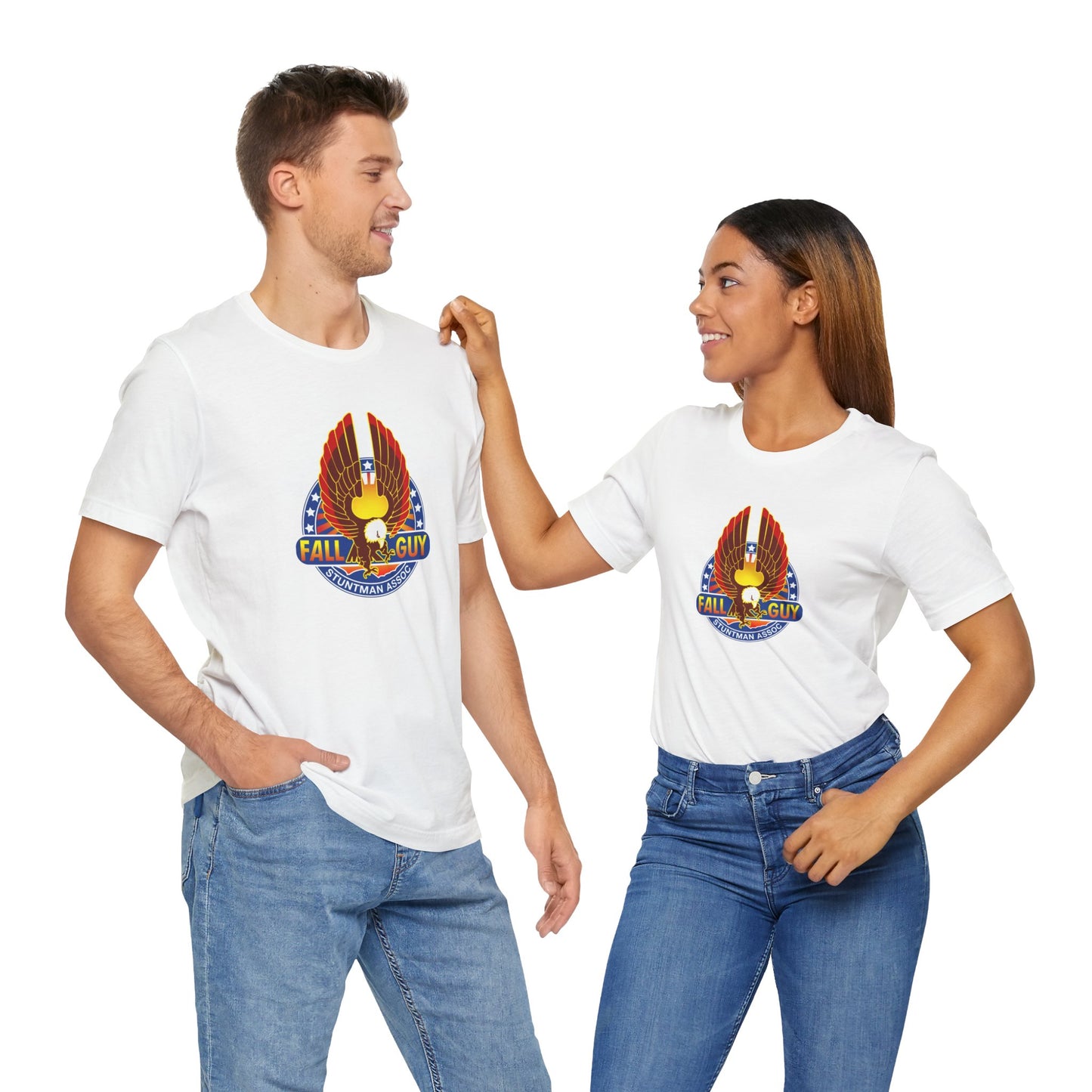 THE FALL GUY Stuntman Association Unisex Jersey Short Sleeve Tee - 12 Colors