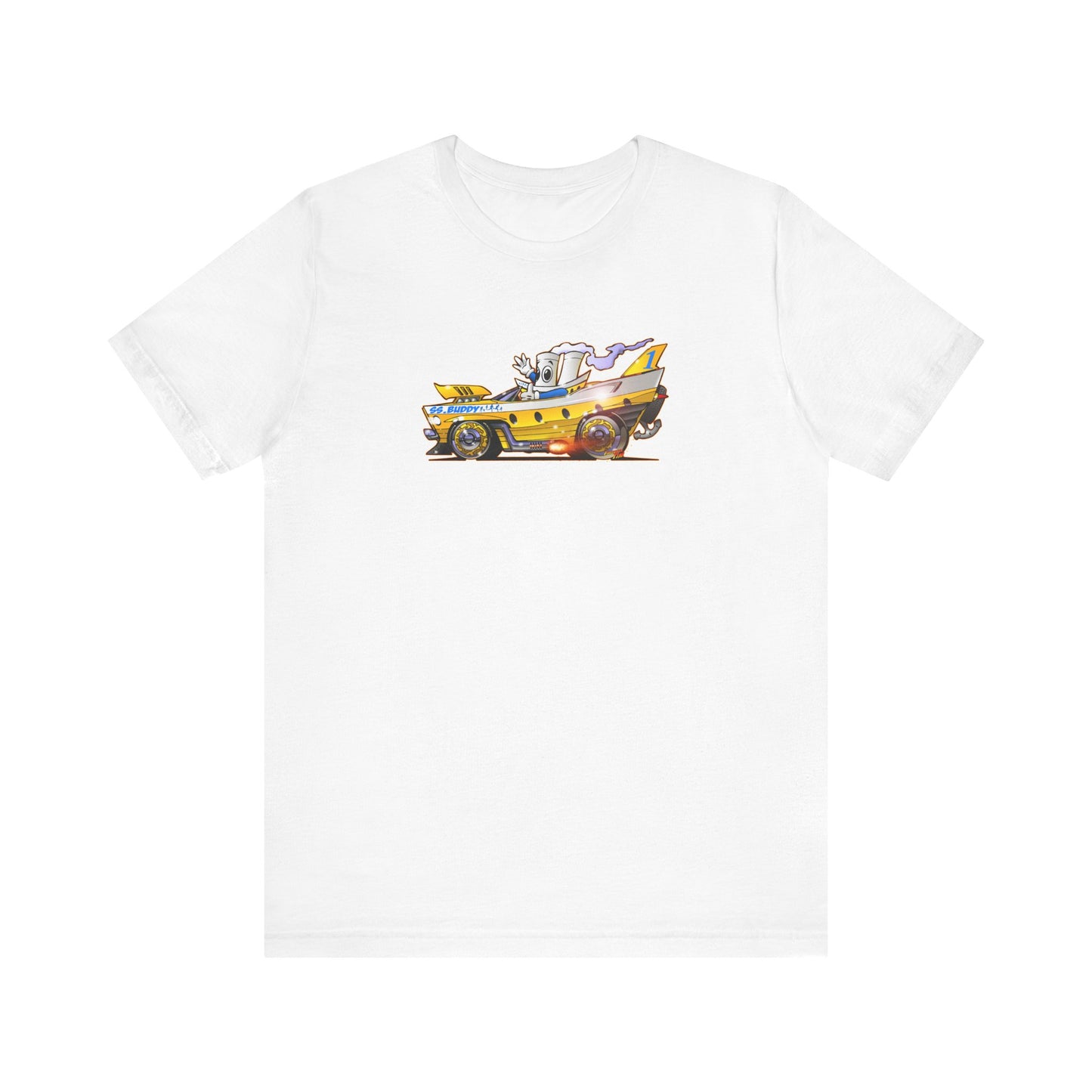 BUDDY CRUISE BUDDYMOBILE Custom Car Art Short Sleeve Tee in 17 Colors