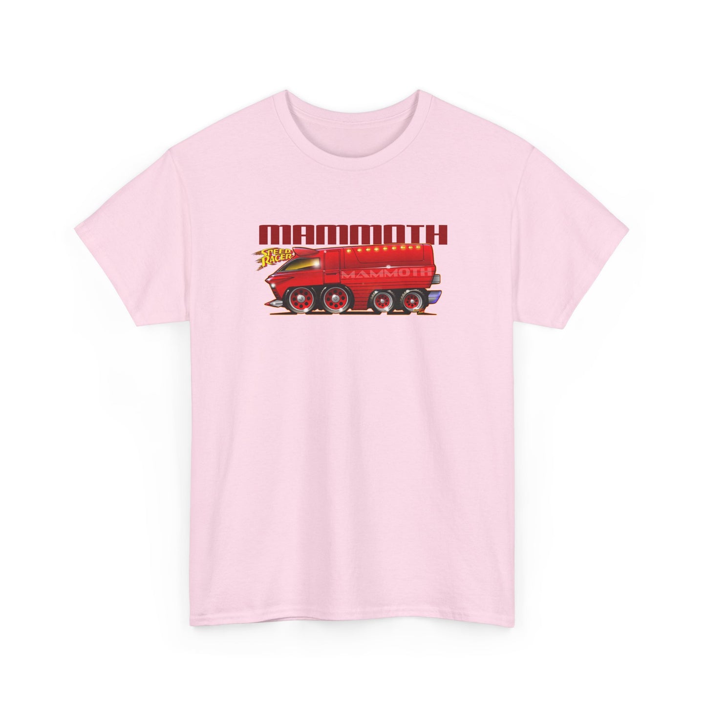 SPEED RACER MAMMOTH CAR Fireball Art Tee Shirt - Multiple Colors