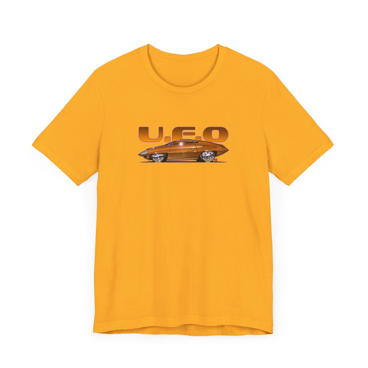 UFO ED STRAKER CAR TV Car Concept Art Short Sleeve Tee 12 Colors