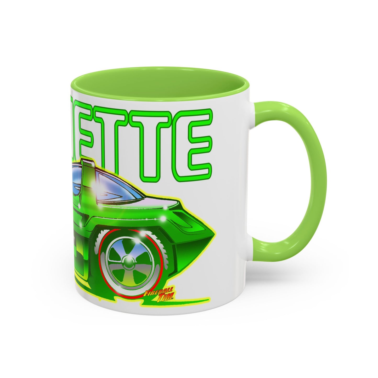 SILHOUETTE Hot Wheels Redline Collectibel Coffee Art Mug 2 Sizes