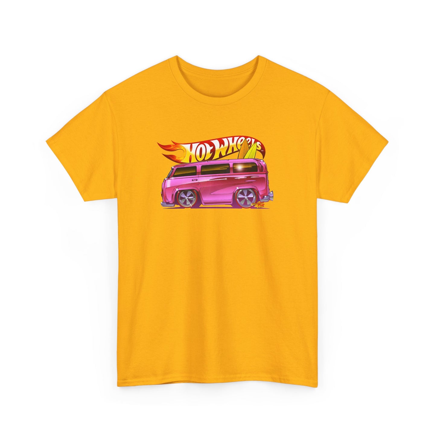 HOT WHEELS PINK BEACH BOMB BUS Tee Shirt - Multiple Colors