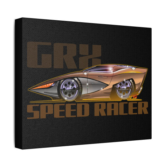 SPEED RACER GRX Race Car Canvas Art Print - 11x14