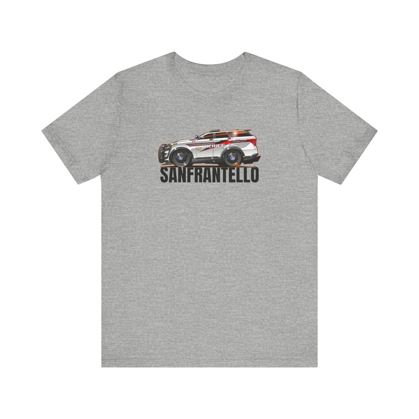 FORD EXPLORER POLICE CRUISER Sanfrantello 09 Tribute Concept Art Short Sleeve Tee 12 Colors