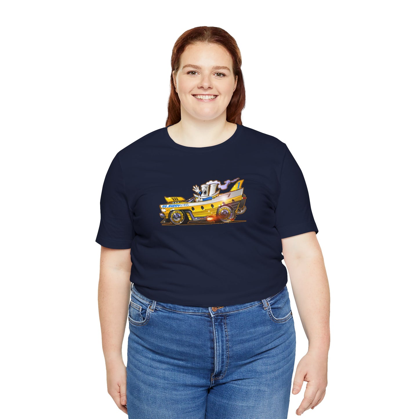 BUDDY CRUISE BUDDYMOBILE Custom Car Art Short Sleeve Tee in 17 Colors
