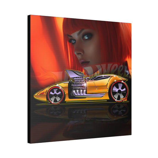 TWIN MILL Hot Wheels Canvas Art Print - 2 Sizes