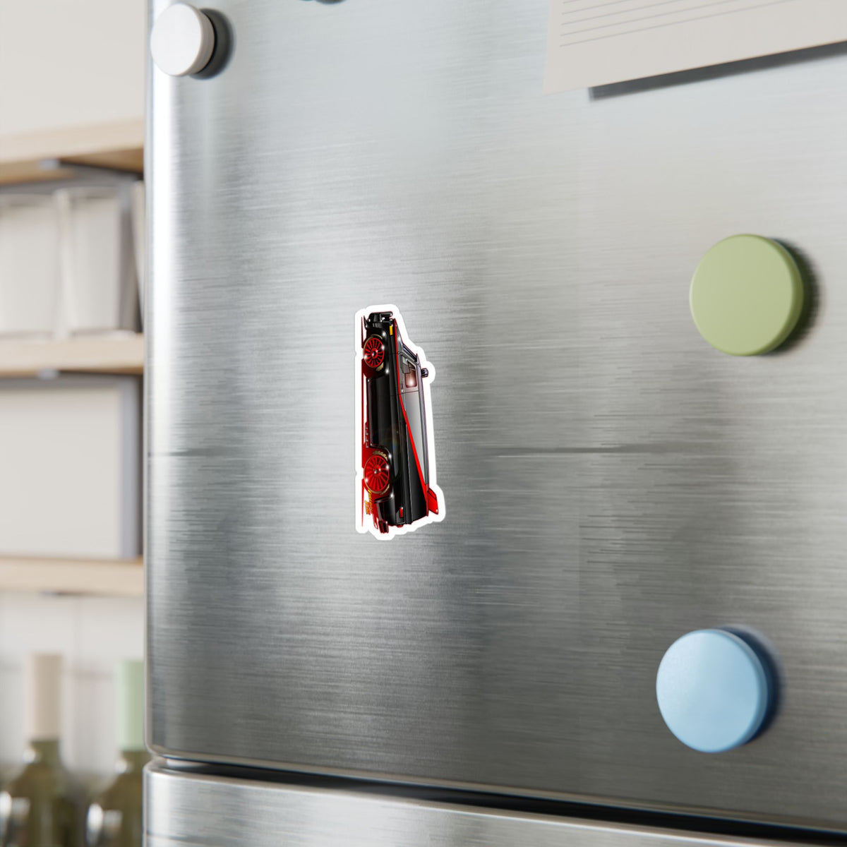 ATEAM VAN Collectible Fireball Art Stickers in 4 Sizes