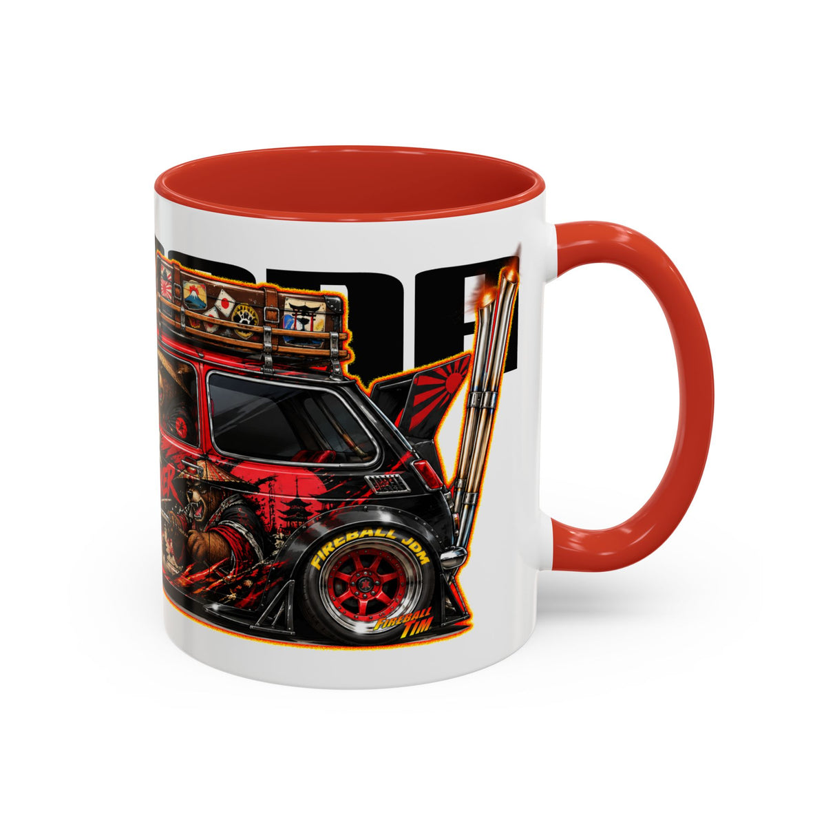 JDM 1967 HONDA 600 Collectible Fireball Art Coffee Mug - 2 Sizes