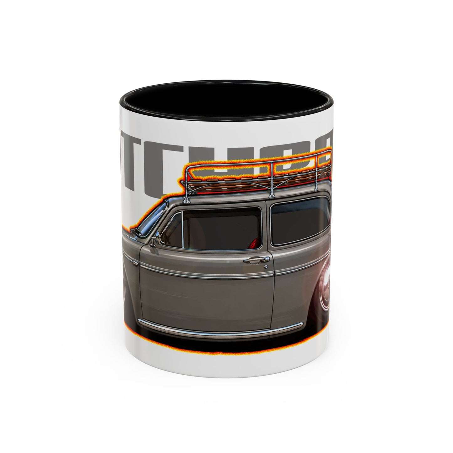 VOLKSWAGEN NOTCHBACK Collectible Fireball Art Coffee Mug - 2 Sizes