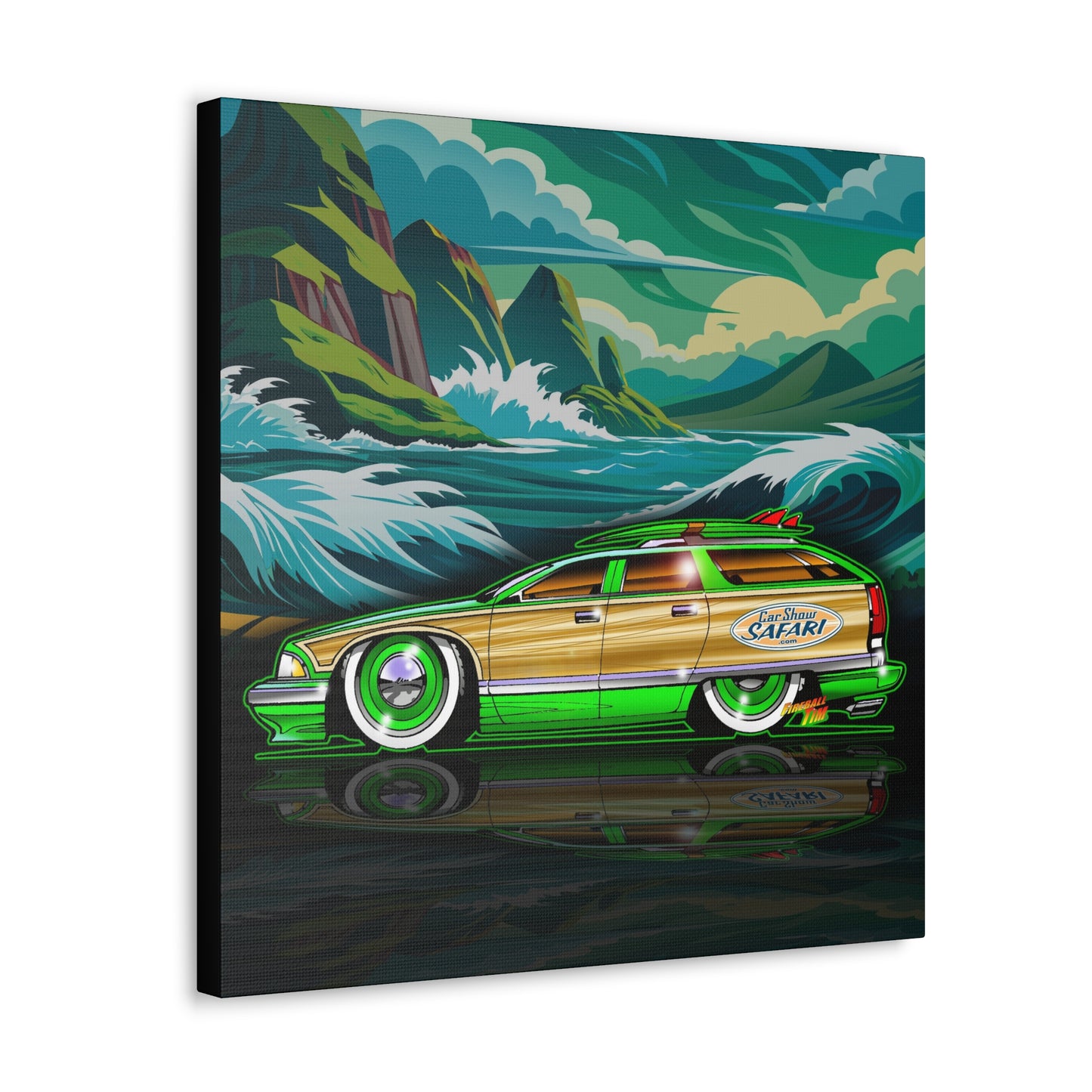 BUICK ROADMASTER WAGON 1994 Canvas Gallery Wall Art Print MASTERPRINT 2 Sizes