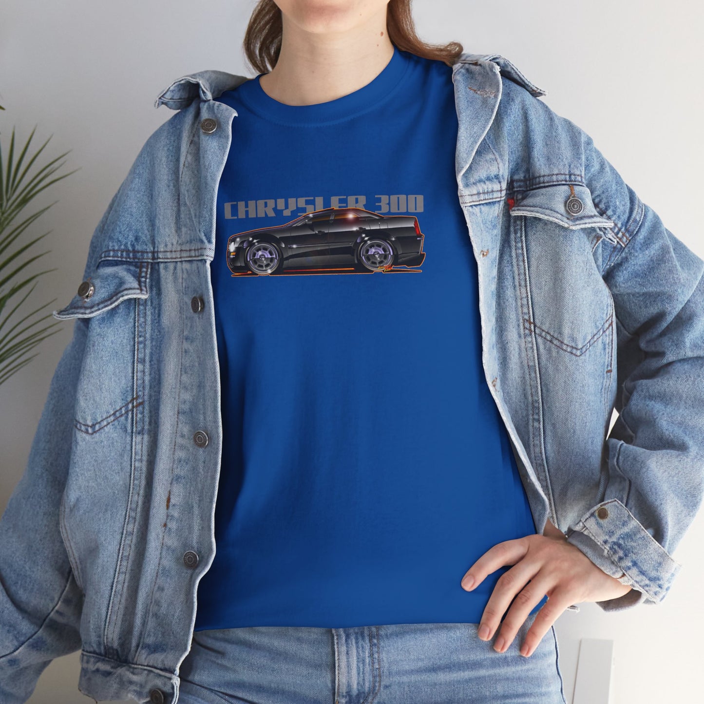 CHRYSLER 300 Fireball Art Collectible Heavy Cotton Tee - Multiple Colors
