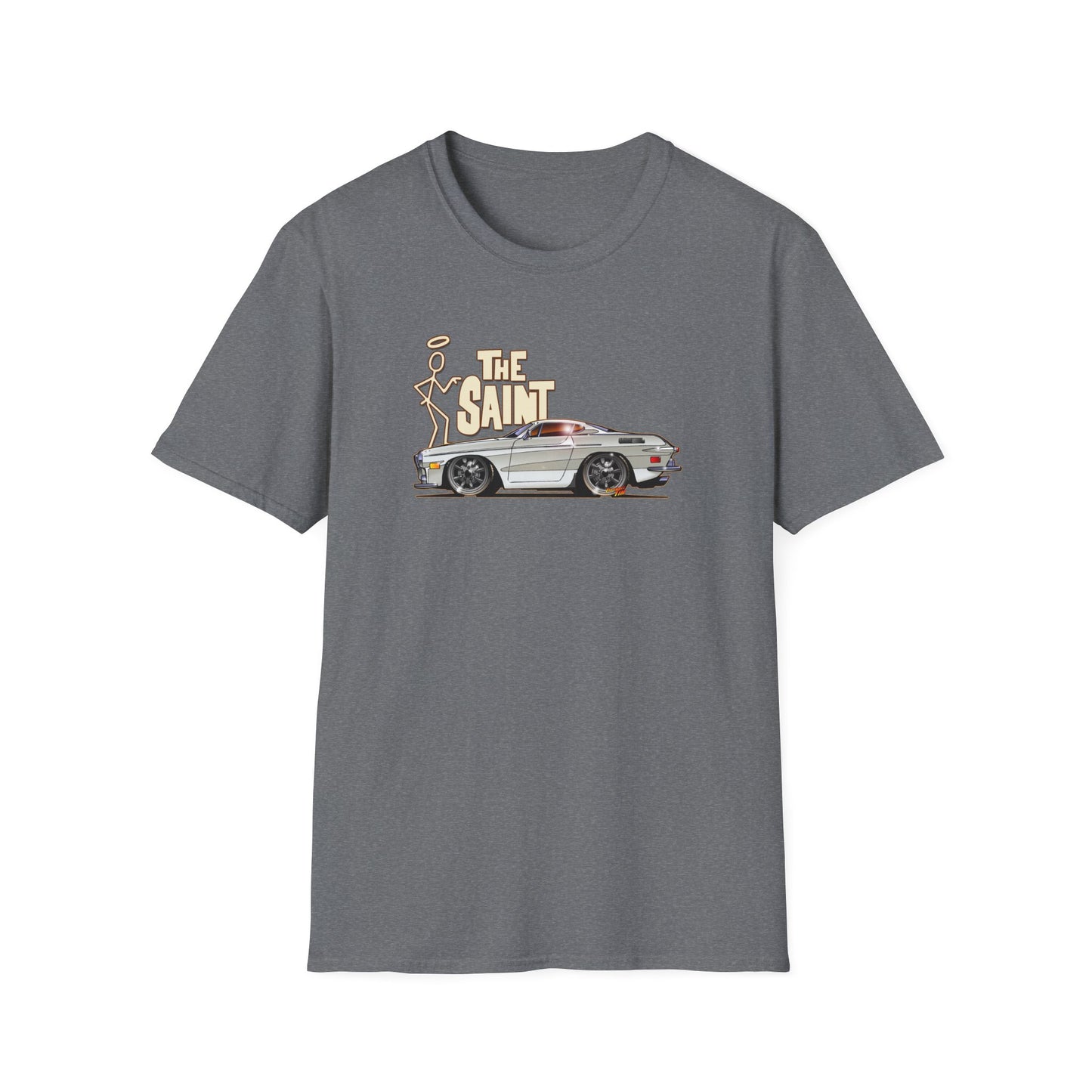 THE SAINT 1967 VOLVO 1800 S ST1 Concept Art Unisex Softstyle T-Shirt 13 Colors