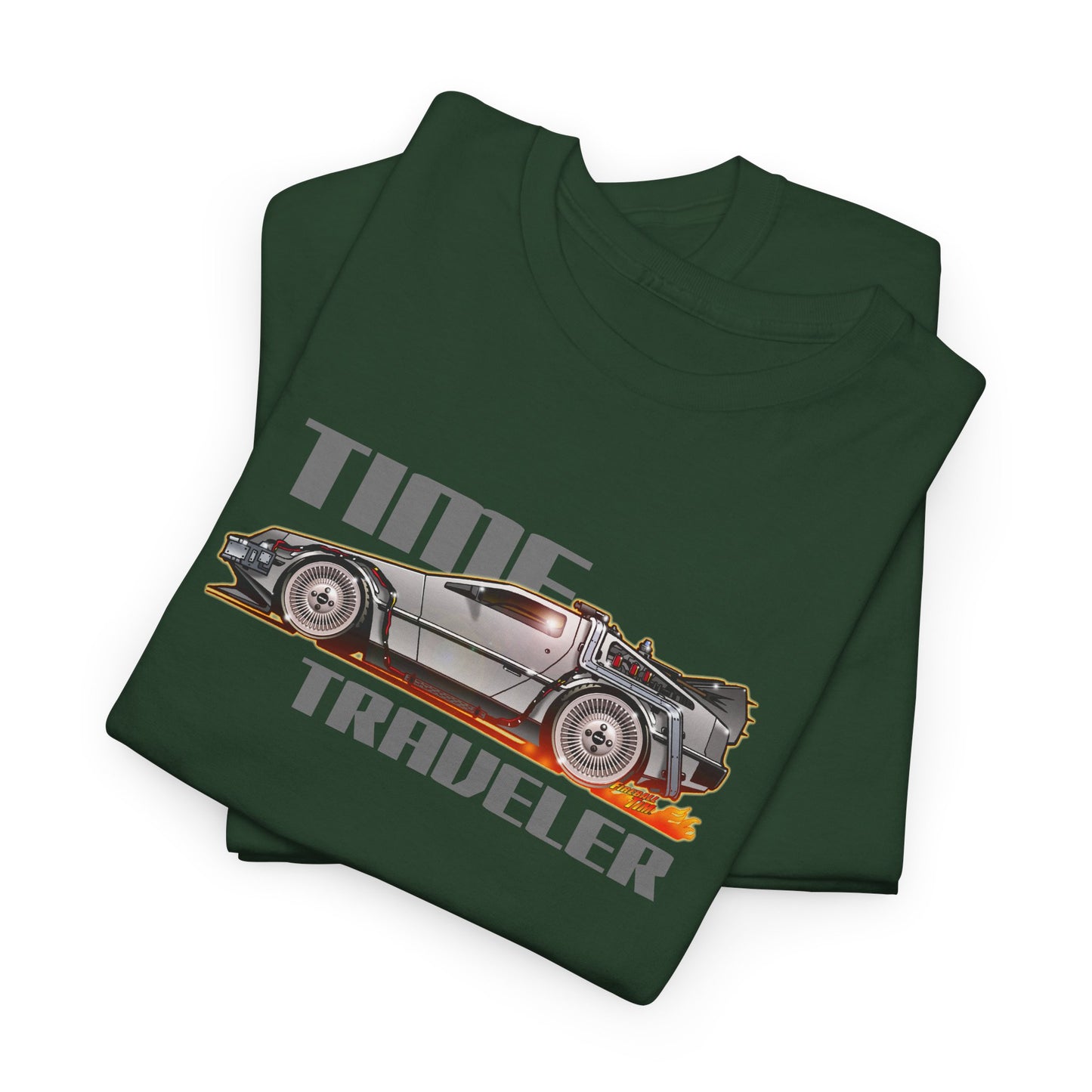 BACK to the FUTURE Delorean Time Traveler Tee Shirt