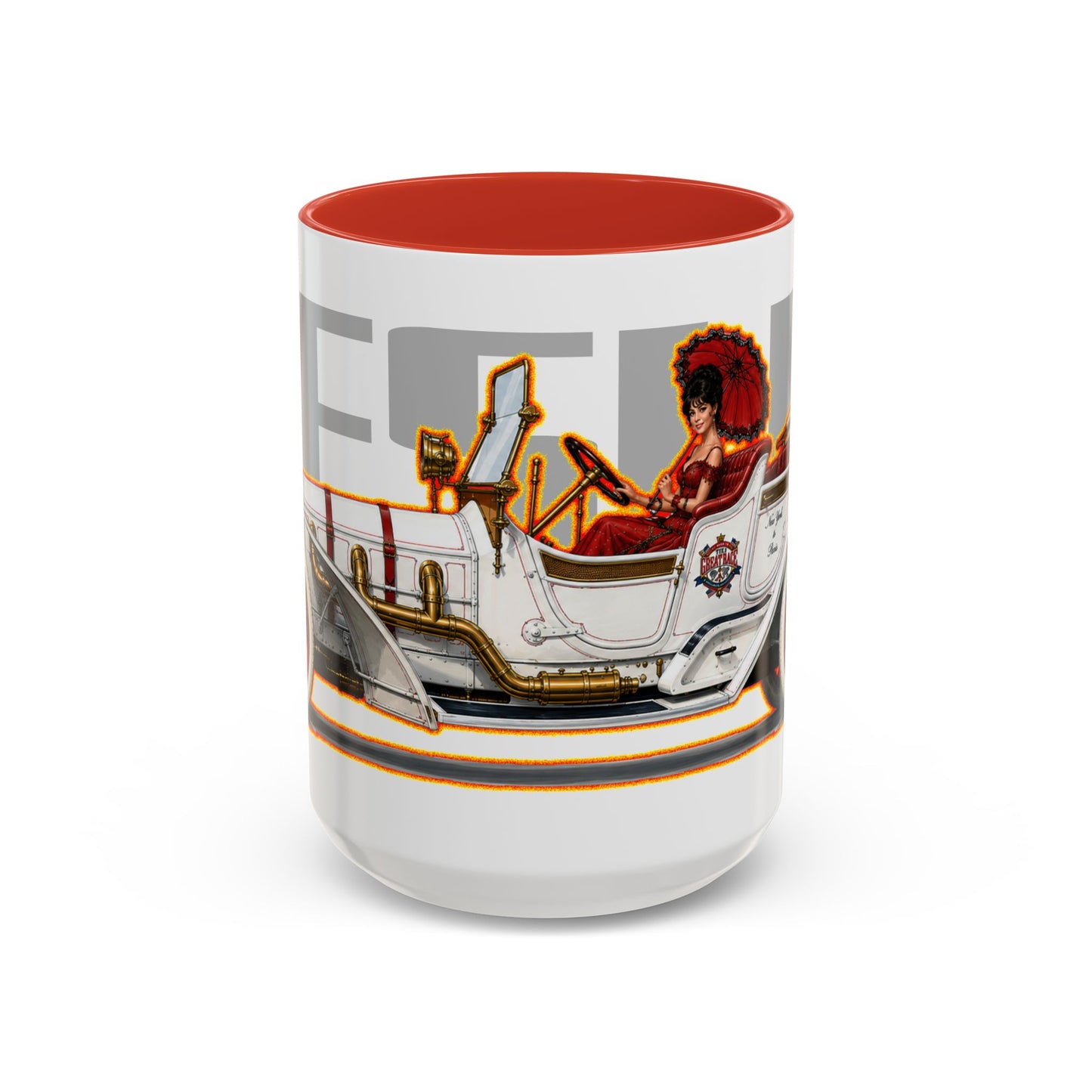 THE GREAT RACE Leslie Special Collectible Fireball Art Coffee Mug - 2 Sizes