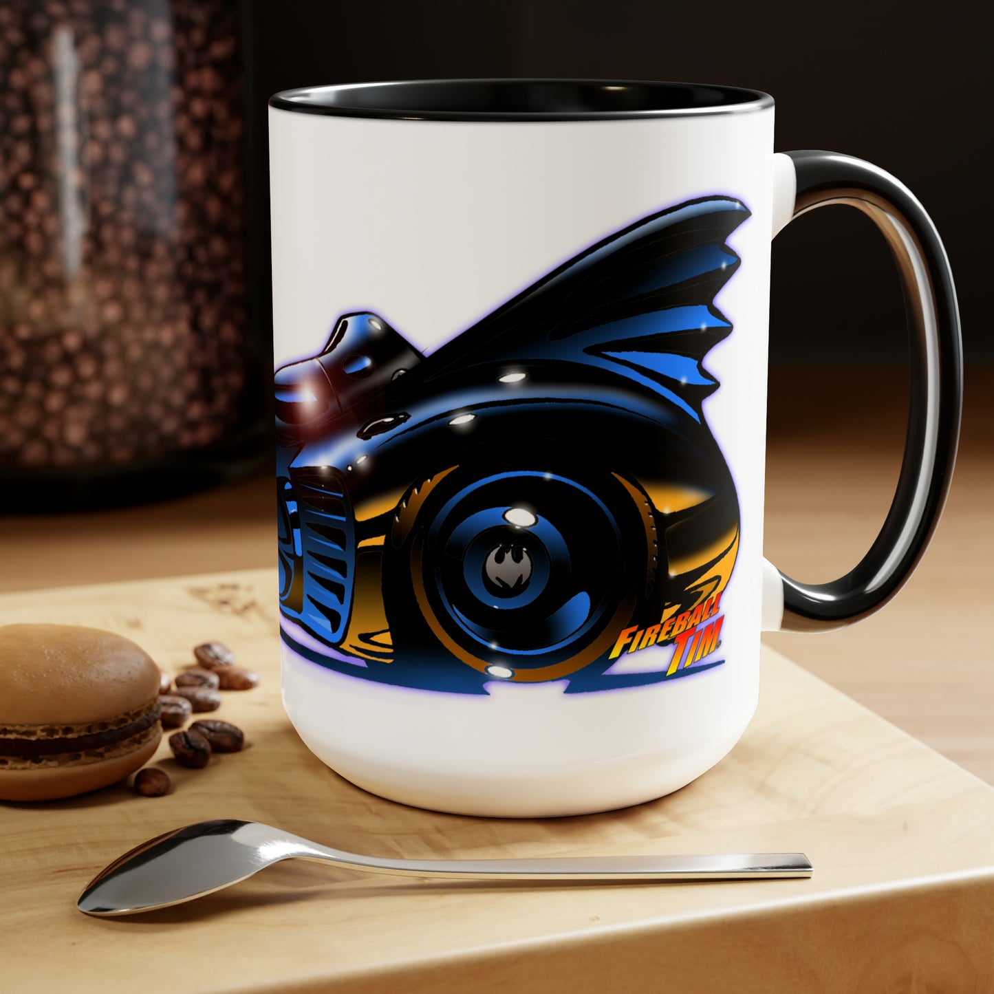BATMOBILE 1989 Movie Car Coffee Mug 15oz